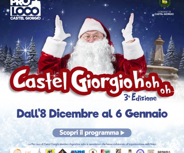 "CastelGiorgiOhOhOh" - Eventi delle Festività Natalizie 2024-2025